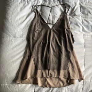 Zara - spaghetti strap top